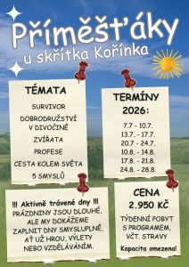 Příměstské tábory 07-08/2026